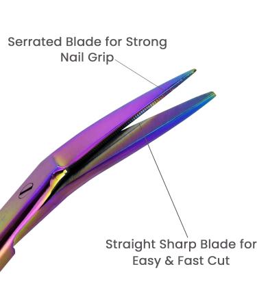 Long Handled Toenail Clippers for Thick Nails 7.5" Angled Tip Long Handled Nail Scissors for Toenails Heavy Duty Long Handled Toenail Scissors for Thick Nails Podiatry Tools for Elderly Back Pain - Buy Online on GoSupps.com
