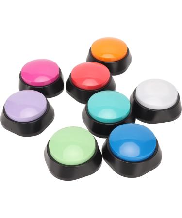 8PCS Dog Talk Approachable Training Set - 30s Buzzer with Recording for Effective Dog Training & Communication - Colorful Puzzle Toys in Orange - Buy Online on GoSupps.com