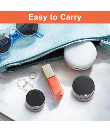Kingyh 6-Pack 5ml Amber Glass Bottles - Perfect for Cosmetics Creams Lotions Essential Oils & Powders | Empty Containers with Lids - Buy Online on GoSupps.com