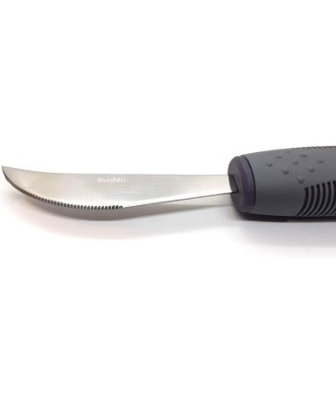 BunMo Adaptive Utensils for Elderly & Arthritis - 4 Piece Set with Travel Pouch - Buy Online on GoSupps.com