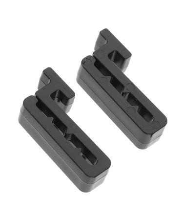 Beaupretty 1 pair of hooks for helmet mask ski helmet practical mask holder Hook bike holder helmet holder crystal frog ornamental tab rear mask bicycle stand pvc ski beam protection 4x2x1cm