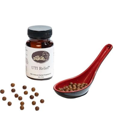 Silkie UTI Relief Capsules - Urinary Tract Support Supplement | Pain, Burning, and Urgency Relief | Improve Urine Flow & Frequency | 300 Count - Buy Online on GoSupps.com