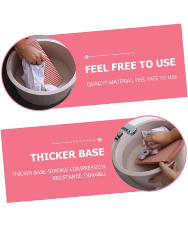 BIUDECO Washboard Bucket Pink 33.5x33.5cm - Buy Online on GoSupps.com