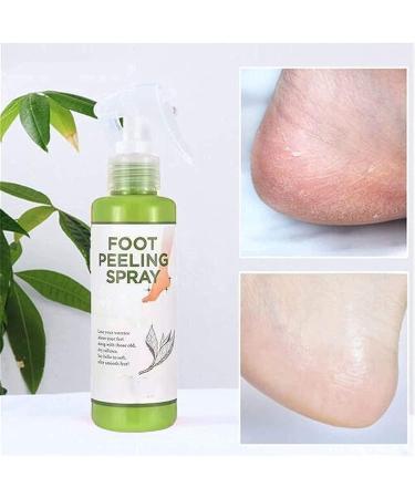 Foot Peeling Spray Orange Oil Foot Peeling Spray That Remove Dead Skin Tea Tree Foot Peeling Spray Remove Dead Skin within Seconds Exfoliator For Cracked Rough Heels Dry Toe Skin&Calluses (Green) - Buy Online on GoSupps.com
