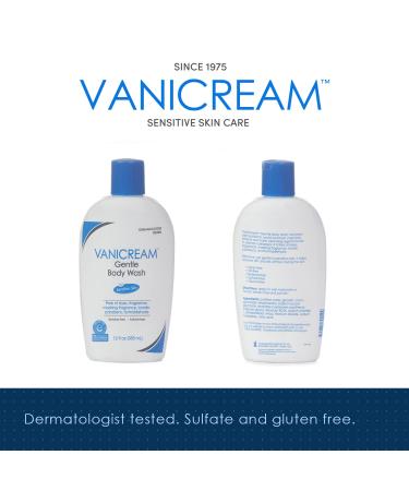 Vanicream Gentle Body Wash - Fragrance Free for Sensitive Skin, 12 fl oz - Buy Online on GoSupps.com