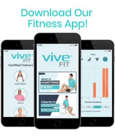 Vive Thigh Brace - Adjustable Compression Sleeve for Hamstring Quad Support - Ideal for Muscle Sprains, Tendinitis, Sciatica, and Sports Recovery - Men Women (Black) - Buy Online on GoSupps.com