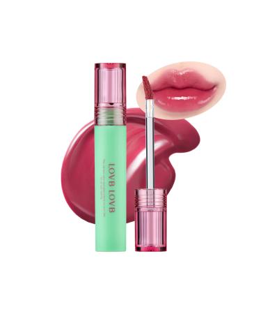 LOVB LOVB Pudding Glow Korean Lip Tint | Long-Lasting Lip Gloss Tint for Glowy  Hydrated Lips | Moisturizing  Non-Sticky Glossy Lip Stain 0.14 Oz (02 ENDING ROSE)