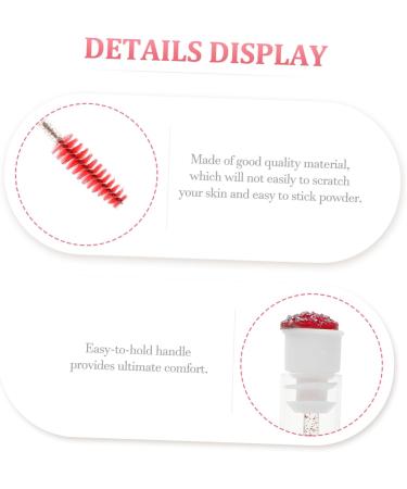 Ipetboom 30 Pcs Diamond Mascara Brush Makeup Mascara Tube Cleaning Brush Mascara Applicator Miss 11.3x1.1cmx3pcs Orange Redx3pcs - Buy Online on GoSupps.com