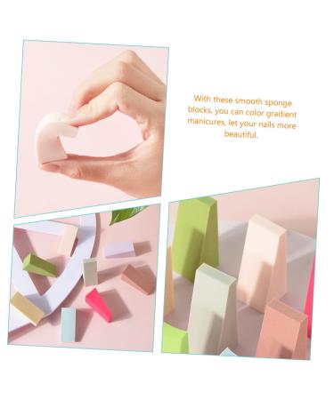 Mipcase 48 Pcs Nail Gradient Sponge Set - Professional Nail Art & Makeup Blending Tools for Perfect Eyeshadow & Polish - Buy Online on GoSupps.com