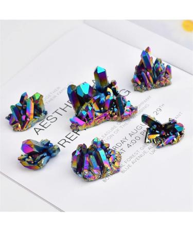 Natural Magic Natural Crystal Colorful Electroplating Cluster Rainbow Crystal Stone Home Decoration 1pcs (Size : 40-50) - Buy Online on GoSupps.com