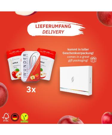 Wondered Toothpicks - Sugar-Free Vegan Apple Flavor - 3 Set Plastic-Free Chewing Gum - Fresh Breath & Smoking Cessation Aid - Buy Online on GoSupps.com