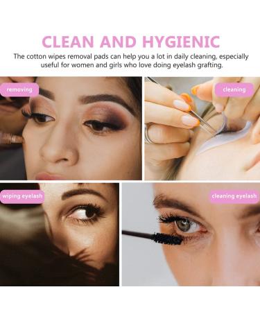 KALLORY Makeup Wipes & Nail Polish Remover Pads - Lint Free Eyelash Extension Cleaning Cotton Pads (4 Boxes) | Shop Internationally - Buy Online on GoSupps.com