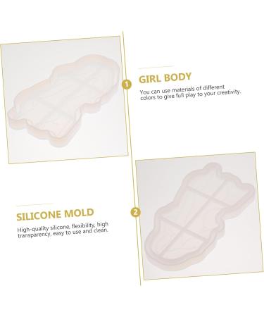 COHEALI 3 Pcs Tray Silicone Mold Silicone Molds Handmade Mold Simple Mold Creative Tray Mold Tool Body Whitex3pcs 16.1X8.5CMx3pcs - Buy Online on GoSupps.com