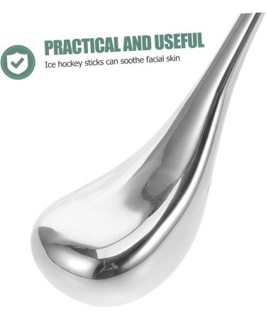 Gogogmee Facial Stick Ice Roller for Face Ice Globes Facial Globes Ice Balls for Face Stainless Steel Silver - Buy Online on GoSupps.com