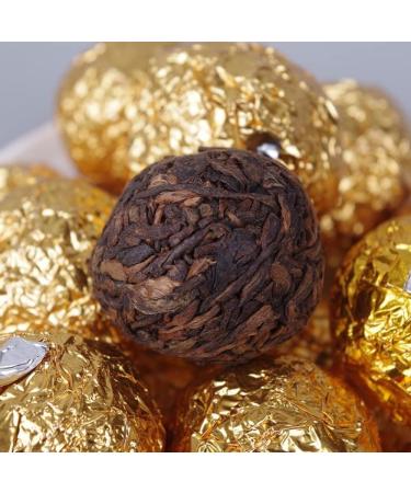 HQZM Yunnan Oude Boom Pu er Ripe Tee Palace Golden Knonop Longzhu Loshu Loshu Loss Thee 500g 1764 Oude Black Thee - Buy Online on GoSupps.com