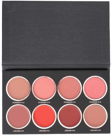 Contour Highlight Blush Palette 8 Colors Blush Palette Matte Shining Long Lasting for Face Makeup - Buy Online on GoSupps.com