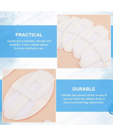 10pcs Catheter Stabilization Device for Stat Lock Foley Catheter Leg Strap Adhesive Catheter Leg Band Holder Sticker Urinary Leg Bag Holder Fixation Catheter Tube Supplies - Buy Online on GoSupps.com