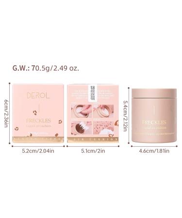 KISSIO Fake Freckles | Waterproof Long Lasting Natural Faux Freckles with Easy-to-Use Tool | Brown Cruelty-Free Freckles 0.63 oz (02 Chocolate) - Buy Online on GoSupps.com