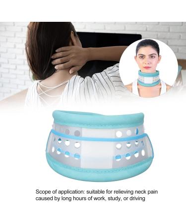 SAFWEL Ergonomic Neck Collar - Comfortable Adjustable Neck Support & Flexible Traction for Pain Relief - Buy Online on GoSupps.com