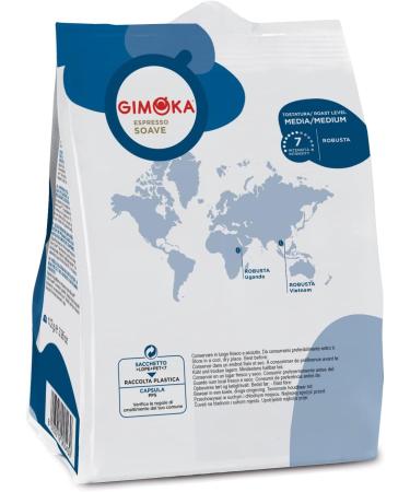  Gimoka Gimoka - Compatible capsules Nescaf Dolce Gusto Gusto Soave Decaffeinated - 64 capsules - Buy Online on GoSupps.com