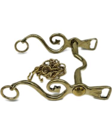 Kandare Spanish Baroque Portuguese Show Bridle - 12.5 to 16.5 Gold & Silver Includes Chin Chain - Buy Online on GoSupps.com