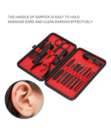 15pcs Stainless Steel Fingernail Clipper Set - Premium Manicure Tools for Dead Skin Removal | International Shipping Available - Buy Online on GoSupps.com