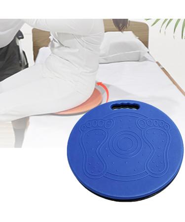 360 Shifting and Rotating Board Turning Board EVA Wipes Clean Double-Sided Texture Load-Bearing 150kg Portable Ring Design Suitable for People with Limited Mobility Blue