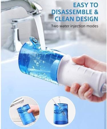 Rechargeable Cordless Water Dental Flosser - Powerful Teeth Cleaner for Braces | Portable & Space-Saving - Buy Online on GoSupps.com