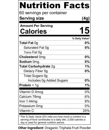 neotea Organic Triphala Powder | Blend of Amla, Bibhitaki & Haritaki | 100% Natural | Vegan | Non-GMO | Herbal Supplement | Product of India (100 GM(3.52 OZ)) - Buy Online on GoSupps.com