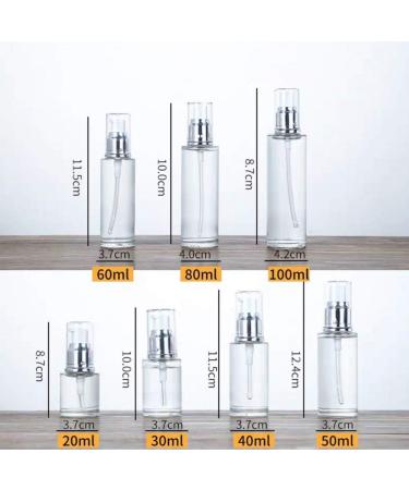 Hemoton 3 Pack Mini Glass Pump Bottles - Refillable Perfume & Essential Oil Dispensers (30ml Silver) | Perfect for Travel & Home | International Shipping Available - Buy Online on GoSupps.com