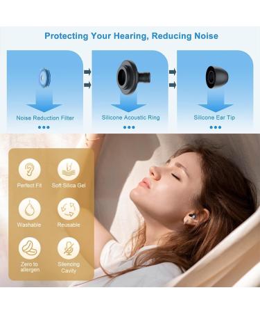 Buy Ear Plugs - Noise Cancelling Earbuds for Sleeping Swimming & Concerts - Ultimate Noise Reduction & Ear Protection (Black) - International Shipping Available - Buy Online on GoSupps.com