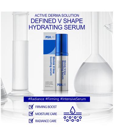 PSH Active Derma Clinic V-Line Boosting Serum Hydrating & Firming Facial Serum with 8 Types of Hyaluronic Acid Chin & Jawline Contouring Care 1 fl oz (30 ml) - Buy Online on GoSupps.com