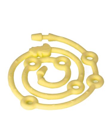 Buy Adjustable Baby Pacifier Band - Food-Safe Silicone Soft & Stretchy - Yellow - Ideal Baby Care Holder - Buy Online on GoSupps.com
