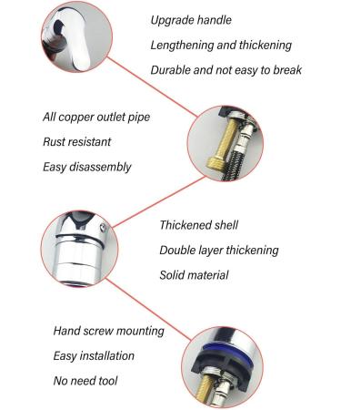 Shampoo Bowl Faucet Shampoo Bed Faucet Kit Shampoo Bowl Faucet Sprayer Kit for Salon Shampoo Bed Washing Hair Backwash Unit 70cm Pipe 120cm Soft with Hot Cold Water Valve - Buy Online on GoSupps.com