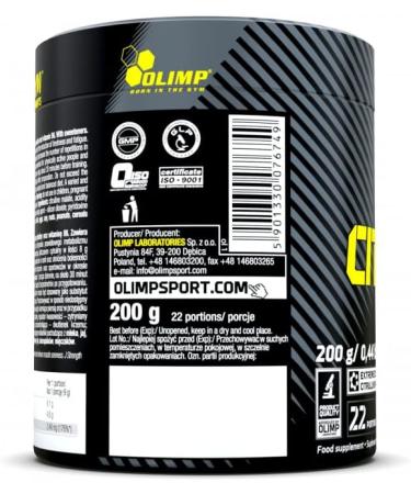 Olimp Citrulline Malate (200g) - Energizing Lemonade Supplement - Buy Online on GoSupps.com