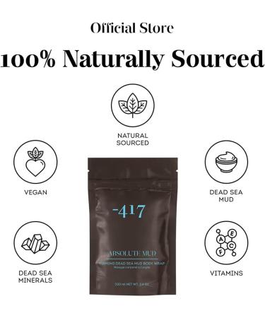 -417 Body Wrap Pure Dead Sea Black Mud Cosmetics Catharsis Mask - Beauty Body Care Wraps For Cellulite Stretch Marks Detoxify Your Skin 500 ml - Buy Online on GoSupps.com