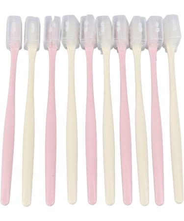 YWBL-WH 10-Part Soft Bristle Toothbrush Set - Portable Travel Toothbrushes with Sleeves for Adults - Buy Online on GoSupps.com