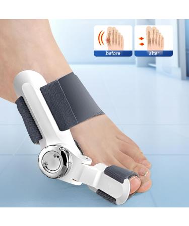 Adjustable Bale Toe Spreader for Hallux Valgus Correction | 1 Piece Smoothing Corrector for Large Toes | Left/Right Foot Support - Buy Online on GoSupps.com
