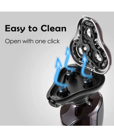 Buy Electric Shavers for Men - Waterproof Rechargeable Razors with 4D Rotary & Intelligent Digital Display - Wet & Dry Use - Fast International Shipping - Buy Online on GoSupps.com