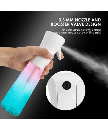 Gradient Pink-Blue Hair Spray Bottle - 10oz Fine Mist Sprayer for Styling, Plants & Skin Care - Buy Online on GoSupps.com