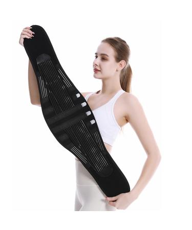 Self-Heating Lower Lumbar Support Belts Post Surgery Girdles Abdomen Spine Back Pain Relief For Adults Sciatica Scoliosis Herniated Disc Decompression Brace (Color : Black Size : XL/X-Large) XL/X-Large Black