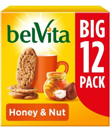 Breakfast Bar Bundle with Belvita Honey & Nuts Big Pack 12 Bars Per Pack (2 Pack) - Buy Online on GoSupps.com