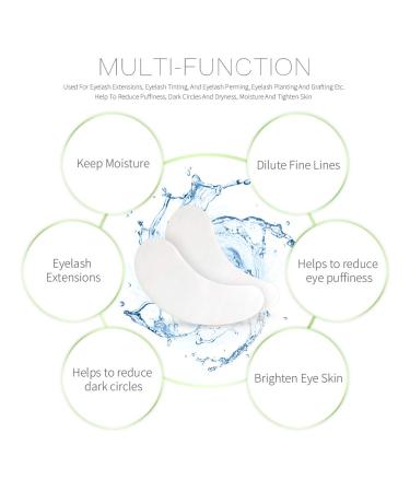 Teenitor 110 Pairs Eyelash Extension Gel Pads - Lint Free Lash Under Eye Patches (Green) - Buy Online on GoSupps.com