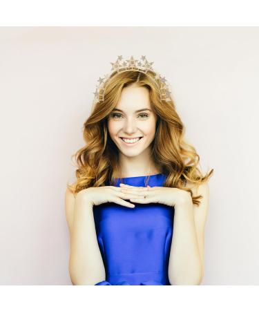 Hair Accessories Crown Headbands Star Headpiece for Women Goddess Headpiece for Women Gold Accessories for Women Goddess Headband Birthday Accessories for Women Alloy Fashion - Buy Online on GoSupps.com