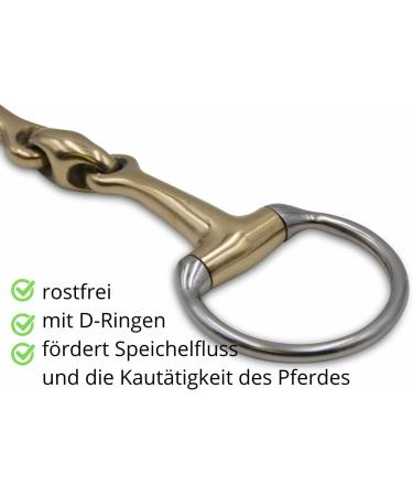 Buy AMKA Olivehead Bit Double Broken Argentan 16mm - International Shipping Available - Buy Online on GoSupps.com