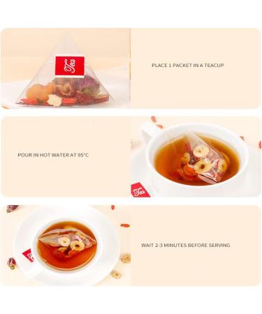 Rose Ginseng Tea Bags 10gX30 Tea Bags 300g Red Dates Goji Berries Longan Combination Of Floral Tea - Buy Online on GoSupps.com