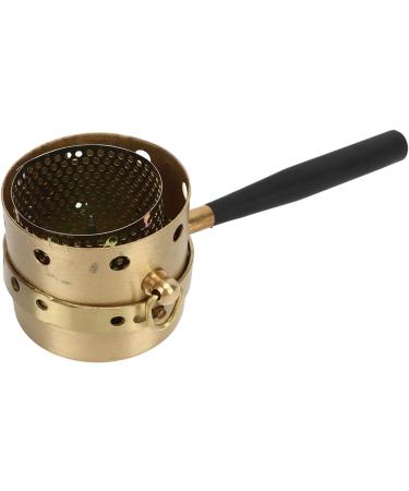 Moxa Cone Burner Set - Copper Moxa Stick Holder for Pain Relief | Moxibustion Box with Isolated Handle for Arthritis & Tendon Inflammation - Buy Online on GoSupps.com