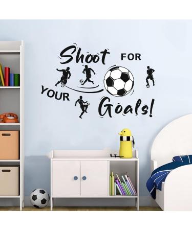 Football Player Wall Decals - Soccer Sport Stickers for Boys Bedroom - Kids Room Decor - Buy Online on GoSupps.com