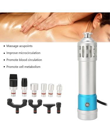 Pain Relief Massage Device | Shock Wave Therapy for Plantar Fasciitis & Tendonitis | Silver - Buy Online on GoSupps.com