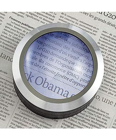 Magnifying 6X 75 mm Illuminated Desktop Magnifier Multifunctional Dome Paperweight Lens Reading Loupe with LED Light for Low Vision Aids Good Times - Buy Online on GoSupps.com